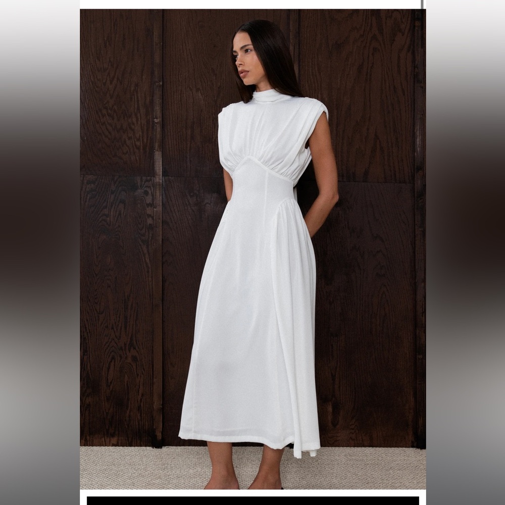 The Bekk Eliana Sleeveless Scarf Dress - XS